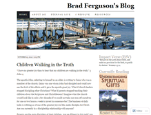 Tablet Screenshot of bradferguson.wordpress.com