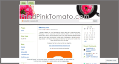 Desktop Screenshot of friedpinktomato.wordpress.com