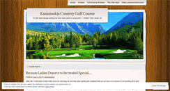 Desktop Screenshot of kananaskisgolf.wordpress.com