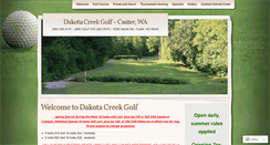 Desktop Screenshot of dakotacreekgolf.wordpress.com