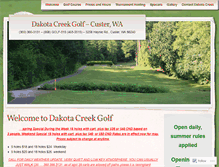 Tablet Screenshot of dakotacreekgolf.wordpress.com