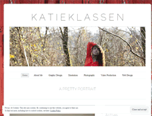 Tablet Screenshot of katieklassen.wordpress.com