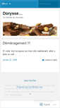 Mobile Screenshot of dorysse.wordpress.com