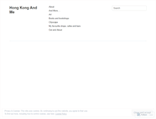 Tablet Screenshot of hongkongandme.wordpress.com