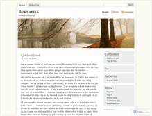 Tablet Screenshot of boknafisk.wordpress.com