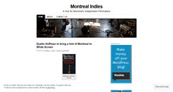 Desktop Screenshot of montrealindies.wordpress.com