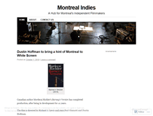 Tablet Screenshot of montrealindies.wordpress.com