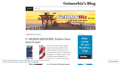 Desktop Screenshot of getmorbiz.wordpress.com