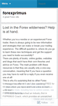 Mobile Screenshot of forexprimus.wordpress.com