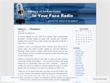 Tablet Screenshot of inyourfaceradio.wordpress.com