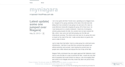Desktop Screenshot of myniagara.wordpress.com