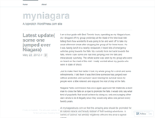 Tablet Screenshot of myniagara.wordpress.com
