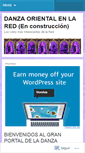 Mobile Screenshot of danzaorientalenlared.wordpress.com