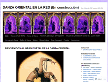 Tablet Screenshot of danzaorientalenlared.wordpress.com