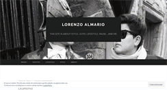 Desktop Screenshot of lorenzosmind.wordpress.com