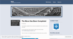 Desktop Screenshot of footballmanagerjournalstories.wordpress.com