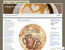 Tablet Screenshot of caffeinefueled.wordpress.com