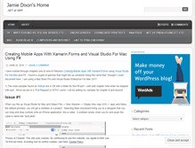 Tablet Screenshot of jamessdixon.wordpress.com