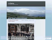 Tablet Screenshot of lizsharma.wordpress.com