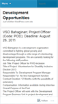Mobile Screenshot of developmentopportunities.wordpress.com