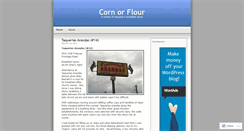 Desktop Screenshot of cornorflour.wordpress.com