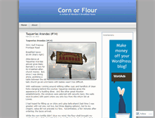 Tablet Screenshot of cornorflour.wordpress.com