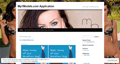 Desktop Screenshot of mp1models.wordpress.com