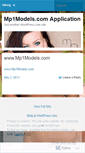 Mobile Screenshot of mp1models.wordpress.com