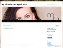 Tablet Screenshot of mp1models.wordpress.com