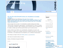 Tablet Screenshot of beonline4.wordpress.com
