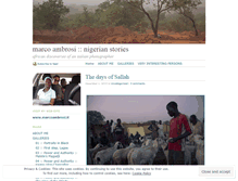 Tablet Screenshot of nigerianstories.wordpress.com