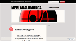 Desktop Screenshot of mfmanalamanga.wordpress.com