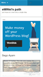 Mobile Screenshot of emwei.wordpress.com