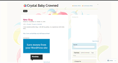 Desktop Screenshot of crystalbaby.wordpress.com