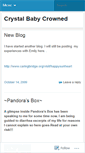 Mobile Screenshot of crystalbaby.wordpress.com