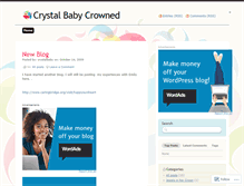 Tablet Screenshot of crystalbaby.wordpress.com