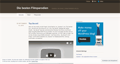 Desktop Screenshot of filmparodien.wordpress.com