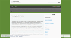 Desktop Screenshot of lepresbytere.wordpress.com