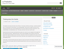 Tablet Screenshot of lepresbytere.wordpress.com
