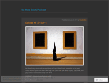 Tablet Screenshot of nomorebooty.wordpress.com