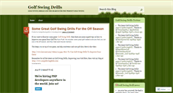 Desktop Screenshot of bestgolfswingdrills.wordpress.com