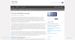 Desktop Screenshot of johnrossjr.wordpress.com