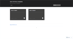 Desktop Screenshot of cn.bancdebinarycomplaints.wordpress.com