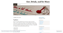 Desktop Screenshot of eatdrinkandbemary.wordpress.com