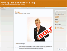 Tablet Screenshot of georgiameacham.wordpress.com