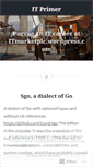 Mobile Screenshot of itprimer.wordpress.com