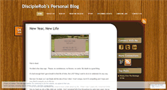 Desktop Screenshot of disciplerob.wordpress.com