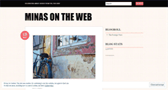 Desktop Screenshot of minasontheweb.wordpress.com