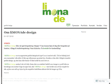 Tablet Screenshot of limonadedesign.wordpress.com