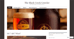 Desktop Screenshot of blackcreekbrewery.wordpress.com